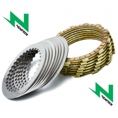 Newfren, spojkové lamely + plechy Kawasaki Z 750 `07-12, ZX6R, Z 800 13-16 (EBS4503) - nahrazuje F1792AC